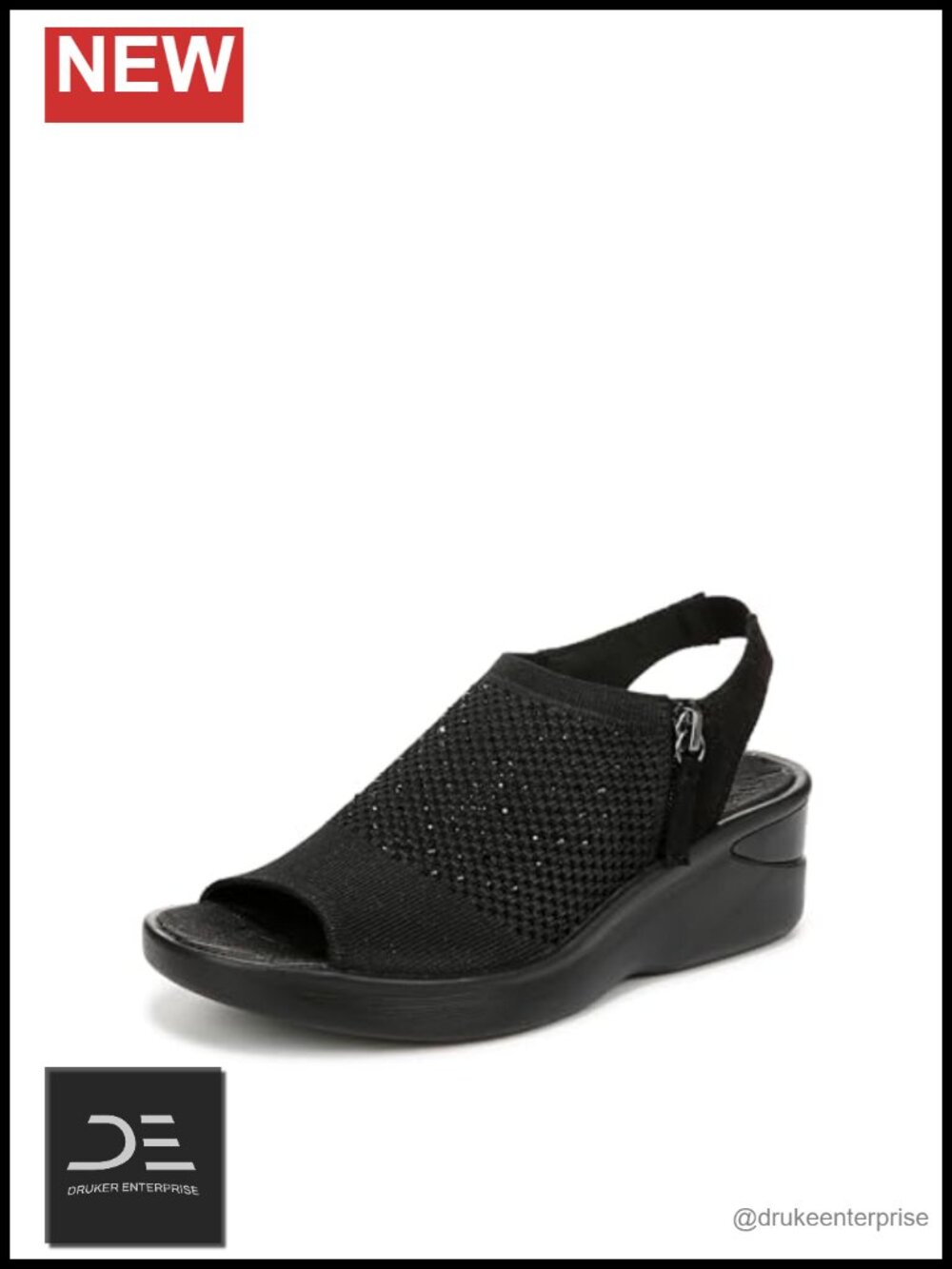 Women's LifeStride Starlet Slingback Wedge Sandals - Stretch Knit, Machine